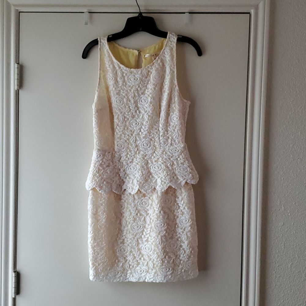 Peplum, Lace Dress
